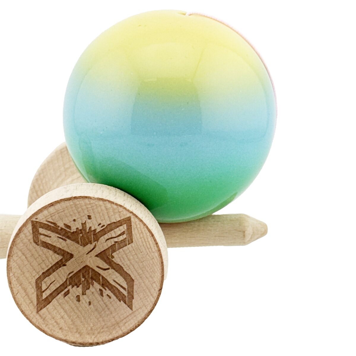 kendama-x-originala-profesionala-flippy-big-cups-v2-super-sticky-din-lemn-18-cm-gradient-galben-alba-690e3c9f89d1f Kendama X Originala, Profesionala, Embo, Big Cups V2, Super Sticky Cupe Mari, Rulment Metalic cu Ata 55 cm, Galben/Albastru deschis/Verde - imagine 7