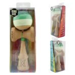 Kendama X Originala, Profesionala, Embo, Big Cups V2, Super Sticky Legendary Cupe Mari, Rulment Metalic cu Ata 55 cm, Verde Mix - imagine 10