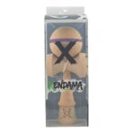 Kendama X Originala, Profesionala, Embo, din Lemn, 18 cm, Dunga Mov - imagine 4