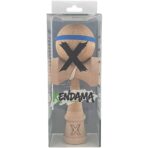 Kendama X Originala, Profesionala, Embo, din Lemn, 18 cm, Special, Model cu Dunga, Albastru - imagine 4
