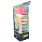 Kendama X Originala, Profesionala, Embo, din Lemn, 18 cm, Rubber Grip, Roz inchis/Alb - imagine 4