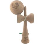 Kendama X Originala, Profesionala, Embo, din Lemn, 18 cm, Special, Crazy Cat, Lemn - imagine 3