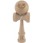 Kendama X Originala, Profesionala, Embo, din Lemn, 18 cm, Special, Crazy Cat, Lemn