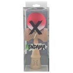 Kendama X Originala, Profesionala, Embo, din Lemn, Rubber Grip, 18 cm, Gradient Rosu/Alb - imagine 4