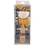 Kendama X Originala, Profesionala, Embo, din Lemn, Rubber Grip, 18 cm, Mov/Negru/Alb - imagine 4