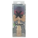 Kendama X Originala, Profesionala, Embo, din Lemn, Rubber Grip, 18 cm, Mov/Rosu/Negru - imagine 4