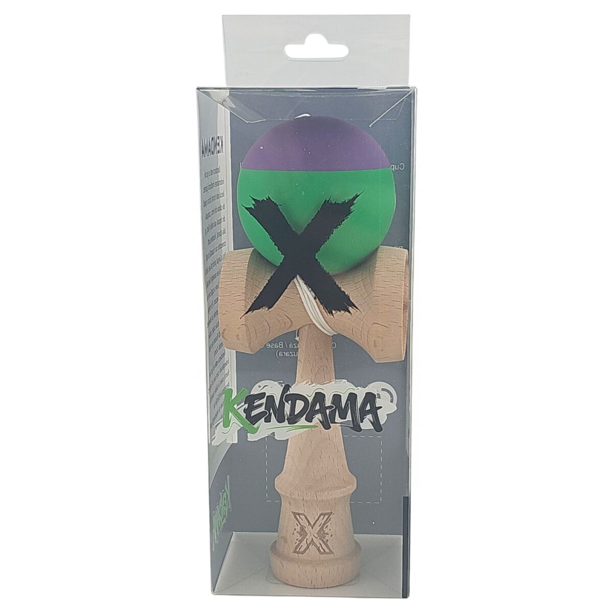 kendama-x-originala-profesionala-flippy-din-lemn-rubber-grip-18-cm-verde-mov-68efb8d9a9687 Kendama X Originala, Profesionala, Embo, din Lemn, Rubber Grip, 18 cm, Verde/Mov - imagine 4