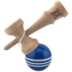 Kendama X Originala, Profesionala, Embo, Original Super Sticky, din Lemn, 18 cm, Dark Blue/Alb - imagine 4