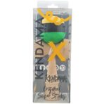 Kendama X Originala, Profesionala, Embo, Super Sticky din Lemn, 18 cm, Galben/Negru/Verde - imagine 5