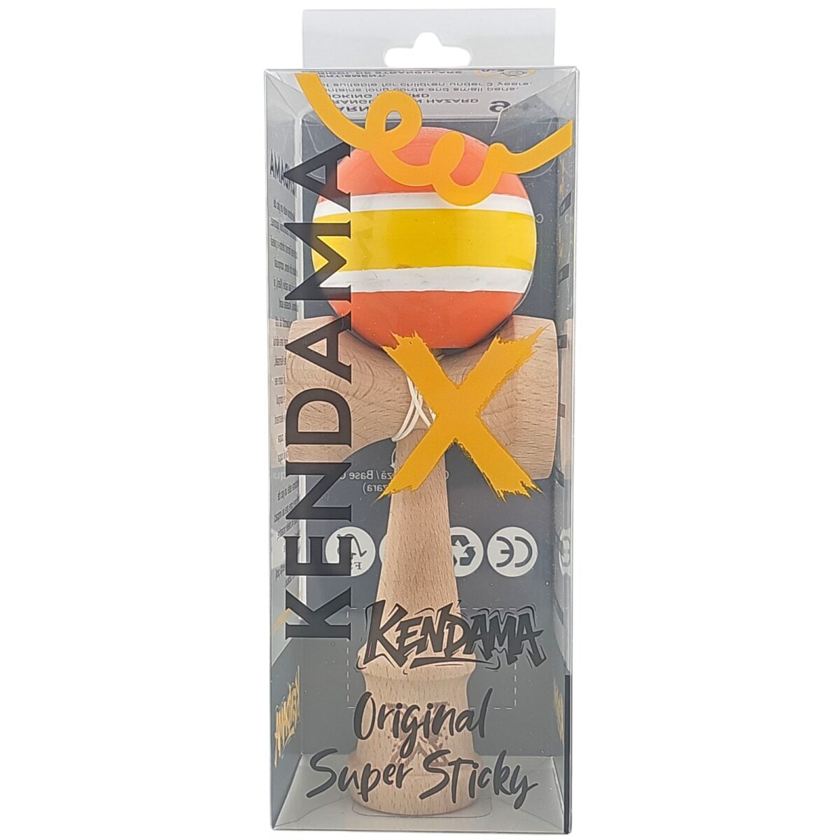 kendama-x-originala-profesionala-flippy-super-sticky-din-lemn-18-cm-portocaliu-galben-alb-68de91ce173bd Kendama X Originala, Profesionala, Embo, Super Sticky din Lemn, 18 cm, Portocaliu/Galben/Alb - imagine 6