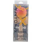 Kendama X Originala, Profesionala, Embo, Super Sticky, din Lemn, 18 cm, Roz, Portocaliu, Galben - imagine 4