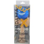 Kendama X Originala, Profesionala Limited Crazy Smile, Embo, din Lemn, Super Sticky, 18 cm, Albastru - imagine 5