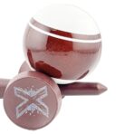 Kendama X Originala, Profesionala, Embo, Super Sticky Legendary, Rulment Metalic cu Ata 55 cm, Alb/Maro - imagine 7