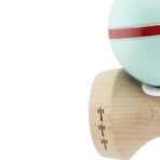 Kendama X Originala Silken, Profesionala, Embo, Cupe Mari KING SIZE V3, Super Sticky, Gaura in Baza, Rulment Metalic, din lemn 18 cm, Ata 55 cm, Verde Mint - imagine 7