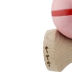 Kendama X Originala Silken, Profesionala, Embo, Cupe Mari KING SIZE V3, Super Sticky, Gaura in Baza, Rulment Metalic, din lemn 18 cm, Ata 55 cm, Roz - imagine 7