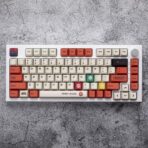Kit Taste Super Mario, Embo, PBT Keycaps, Compatibil cu 99% dintre Tastaturile Mecanice, 124 Taste, Multicolor - imagine 5