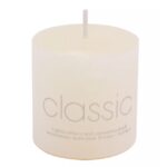 Lumanare Decorativa, Embo, din Parafina, Cilindrica, Fara Fum si Fara Parfum, 5 x 5 cm, 90 g, Ardere 12h, Ivory Alb