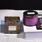 Lumanare Parfumata, Embo, Model Borcan, Mov, Aroma de Ceai Alb - imagine 2