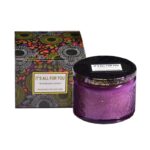 Lumanare Parfumata, Embo, Model Borcan, Mov, Aroma de Ceai Alb