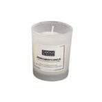 Lumanare Parfumata, Embo, Model Borcan Translucid, 6.2 x 5.2 cm, Aroma de Frezie si Pere, Alb - imagine 2