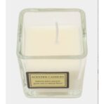 Lumanare Parfumata, Embo, Model Pahar Transparent, cu Ulei Esential, 4.8 x 5.4 x 5.5 cm, Aroma de Iasomie, Alb - imagine 4