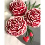 Lumanare Parfumata, Embo, Model Trandafir, Ardere 10h, 70 g, 7.5 x 3.5 cm, Parfum de Trandafir, Rosu - imagine 3