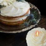 Lumanare Parfumata, Embo, Model Trandafir, Ardere 10h, 70 g, 7.5 x 3.5 cm, Parfum de Tuberoza, Alb - imagine 3