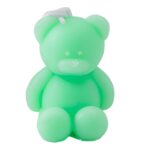 Lumanare Parfumata, Embo, Model Ursulet, Verde, Aroma de Iasomie, 5.5x3.6x4 cm