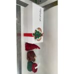 Lumanari Parfumate de Craciun, Embo, GIFT BOX din 3 Lumanari din Ceara de Soia, Model B Pitic, Casuta, Ciorap, 22.5 x 9.5 x 9 cm, Multicolor - imagine 3