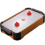 Masa Air-Hockey Embo, 51 x 31.5 x 9.5 cm, bara pentru punctaj, material ABS, maro