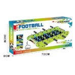 Masa de Fotbal cu Teren, Embo, fara Picioare, 6 Manere, Tablou de Scor, 71.3 x 10 x 36 cm, din Lemn/Otel/Metal, Verde - imagine 2