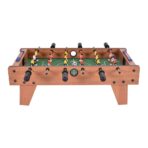Masa de Fotbal cu Teren si 18 Jucatori Embo, 6 Manere, cu Tablou pentru Scor, din Metal, Lemn si ABS, 69 x 36.5 x 23 cm, cu Picioruse, pentru copii/adulti - imagine 4