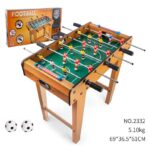 Masa de Fotbal cu Teren si 18 Jucatori Embo, 6 Manere, cu Tablou pentru Scor, din Metal, Lemn si ABS, 69 x 36.5 x 61 cm, cu Picioruse, pentru copii/adulti - imagine 2