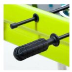 Masa de fotbal cu teren si 18 jucatori Embo, 6 manere, cu Tablou Scor, din Metal si ABS, 51 x 44 x 17.5 cm, Design Multicolor, pentru copii/adulti, verde - imagine 7
