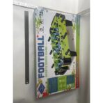 Masa de fotbal cu teren si 18 jucatori Embo, 6 manere, cu Tablou Scor, din Metal si ABS, 70 x 59 x 64 cm, Design Multicolor, pentru copii/adulti, verde - imagine 7