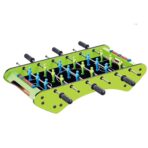 Masa de Fotbal, Embo, cu Picioare, 6 Manere, Tablou de Scor, 71.3 x 14.6 x 36 cm, din Lemn/Otel/ABS, Verde - imagine 4