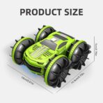 Masina cu telecomanda 2.4G, 360 spin, off road, verde, Embo - imagine 3