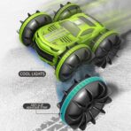 Masina cu telecomanda 2.4G, 360 spin, off road, verde, Embo - imagine 4