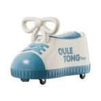 Masina pentru Copii, Embo, Model Pantof, 4 Roti, 1-6 ani, Cutie de Depozitare, din ABS, 48 x 27 x 34 cm, Albastru