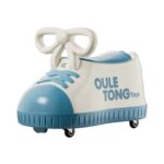 Masina pentru Copii, Embo, Model Pantof, 4 Roti, 1-6 ani, Cutie de Depozitare, din ABS, 48 x 27 x 34 cm, Albastru