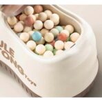 Masina pentru Copii, Embo, Model Pantof, 4 Roti, 1-6 ani, Cutie de Depozitare, din ABS, 48 x 27 x 34 cm, Maro - imagine 7