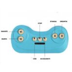 Masinuta Electrica Embo, Tip Trenulet cu Vagon Detasabil, Pentru 2 Persoane,cu Telecomanda, Lumini si Sunete, Locomotiva cu Vapori de Abur, 1-6 Ani, 46 x 33 x 72 cm, Rosu - imagine 4