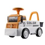 Mașinuță pentru copii, Embo, 3 ani, Model Camion, Sport, Claxon, Cutie Depozitare, 62x26x40 cm, Portocaliu