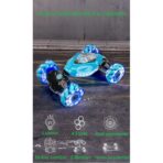 Masinuta pentru Copii, Embo, Control Telecomanda 2.4G + Telecomanda Gestuala, Lumini si Muzica, Albastru - imagine 5