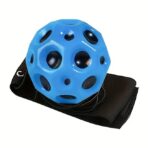Minge Saltareata Hiperelastica, Embo, Space Moon Ball foarte Elastica, Antistress pentru Copii, Diametru 66 mm, Albastru - imagine 5