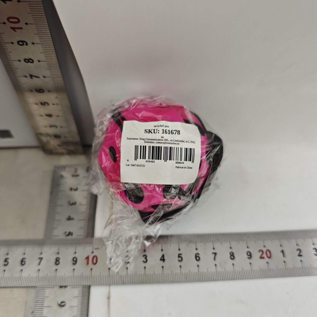 Minge Saltareata Hiperelastica, Embo, Space Moon Ball foarte Elastica, Antistress pentru Copii, Diametru 66 mm, Roz - imagine 4