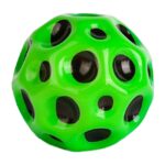 Minge Saltareata Hiperelastica, Embo, Space Moon Ball foarte Elastica, Antistress pentru Copii, Diametru 66 mm, Verde