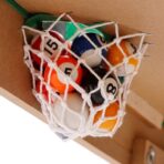 Mini Masa de Biliard pentru Copii, Embo, Durabil, Usor de Transportat, 2 Tacuri, 16 Bile, 69x37x60 cm - imagine 4