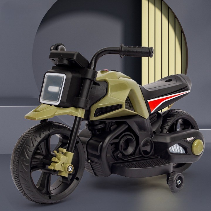 motocicleta-electrica-cu-2-roti-mari-si-2-roti-ajutatoare-flippy-acumulator-incarcare-anti-rasturnar-671127c08409e Motocicleta Electrica cu 2 Roti Mari si 2 Roti Ajutatoare, Embo, Acumulator Incarcare, Anti-Rasturnare, Lumini, Muzica, Motor:380, Baterie 6V4.5, 41.5x70x34 cm, 4.5 Kg, 3 Ani+, Verde Negru - imagine 5