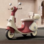 Motocicletă Electrică cu 3 Roti, Embo, Acumulator Încarcare, Anti-Rasturnare, Lumini, Sunete, Baterie 6V 7Ah, Telecomanda, 95x67x36cm, Rosu - imagine 2